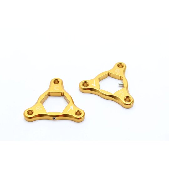 Ovládanie predpätia pružín vidlice 4RACING GF22 zlatá