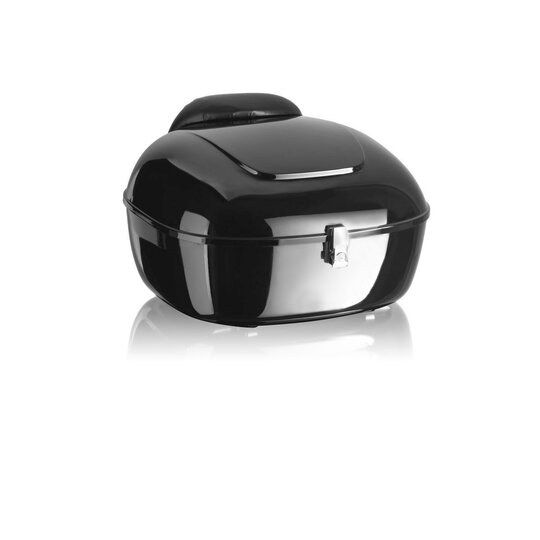 Vrchný kufor na motorku CUSTOMACCES BE GOOD MT0008N čierna