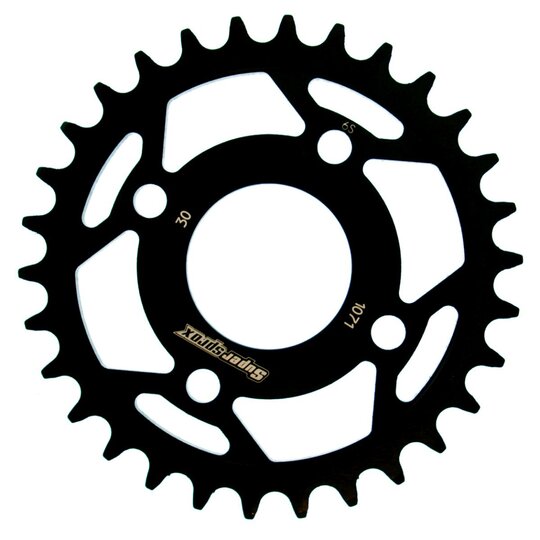 Reťazová rozeta SUPERSPROX RFE-1071:30-BLK čierna 30T, 520