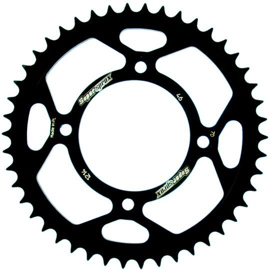 Reťazová rozeta SUPERSPROX RFE-1214:46-BLK čierna 46T, 420