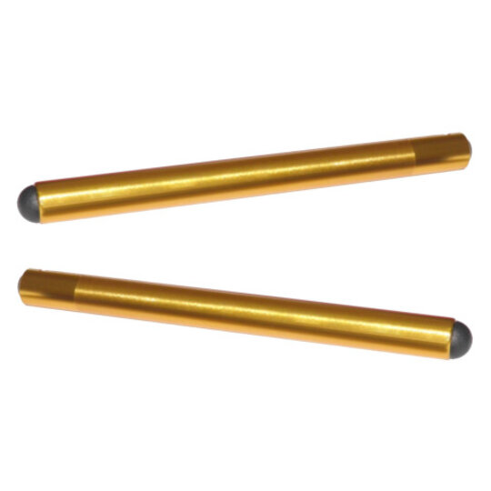 Clip-ons ACCOSSATO aluminium, 250mm with caps, Gold