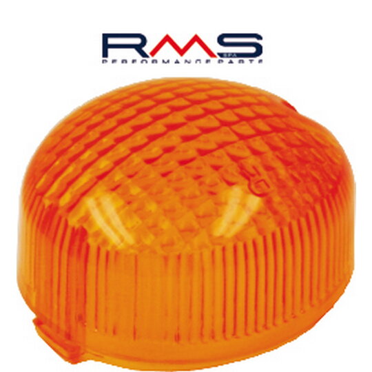 Sklo smerovky - ľavé zadné RMS 246470270 oranžová Homologácia