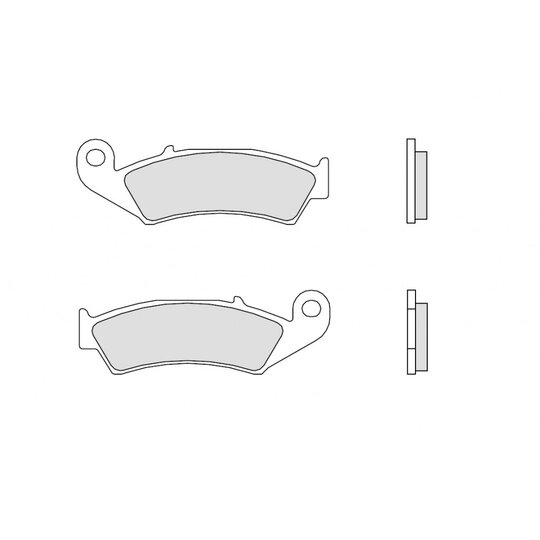 Brzdové obloženie BREMBO 07HO25TT