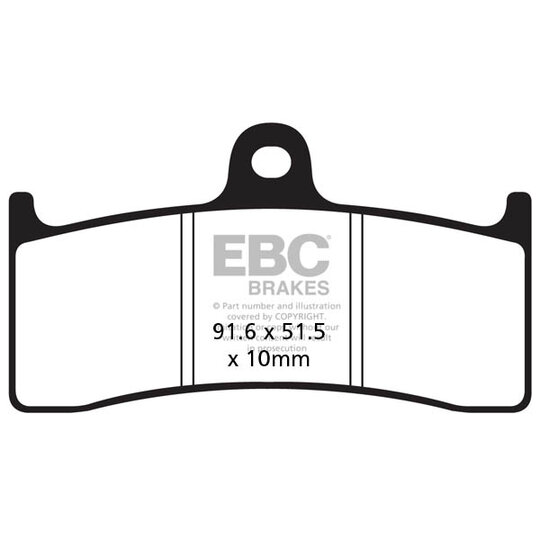 Brzdové obloženie EBC FA249HH