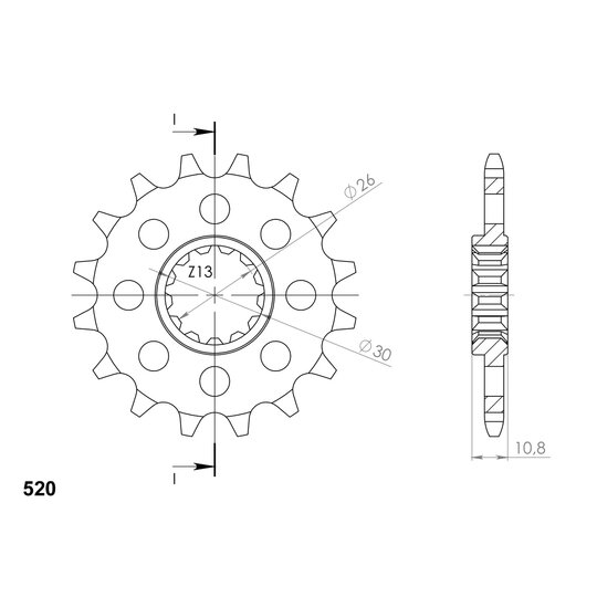 Reťazové koliečko SUPERSPROX CST-1579:15 15T, 520