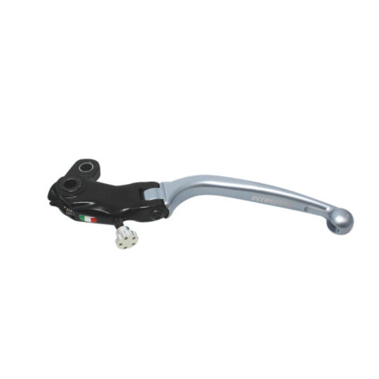 Folding lever ACCOSSATO aluminium, master cylinder strieborná