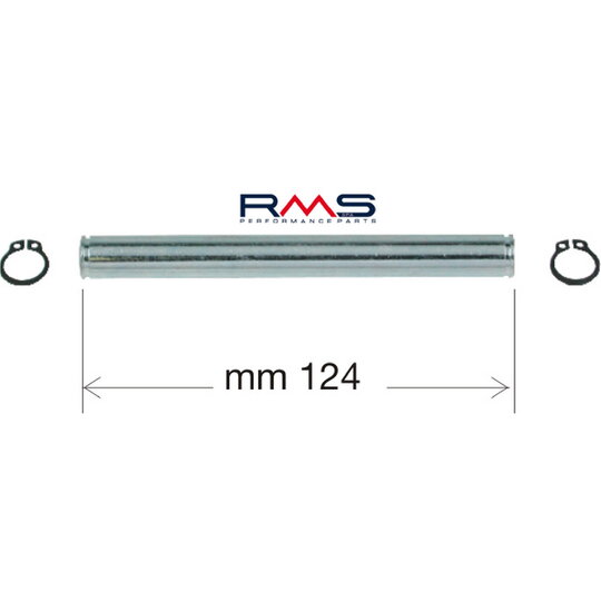Súprava pružiny a čapu centrálneho stojana RMS 121619190