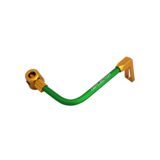 Lever guard ACCOSSATO with green hose and joint right, aluminium