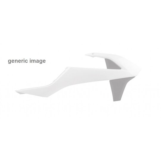 Spojler chladiča POLISPORT (pár) Neonovo žltá