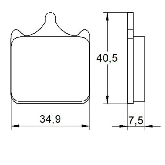 Brzdové obloženie ACCOSSATO AGPA112 EV2