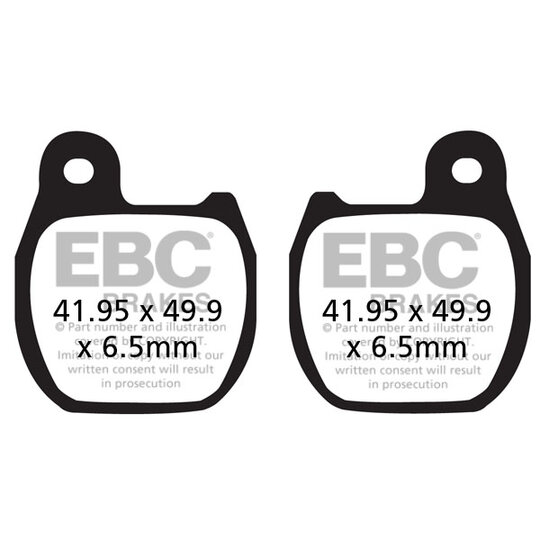 Brzdové obloženie EBC FA624TT