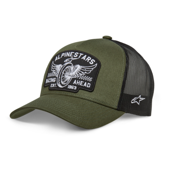 Alpinestars - šiltovka heritage patch trucker / green-black - siltovka-alpine-heritage-green
