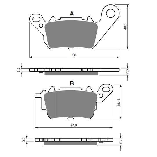 Brzdové obloženie GOLDFREN 380 S3