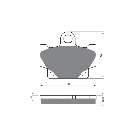 Brzdové obloženie GOLDFREN 113 S3