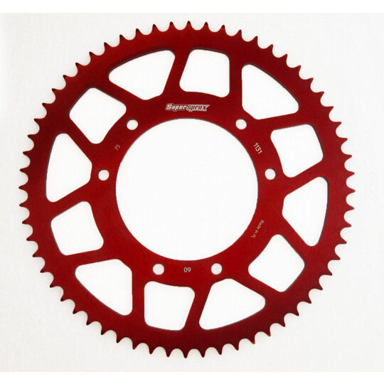 Hliníková reťazová rozeta SUPERSPROX RAL-1131:60-RED červené