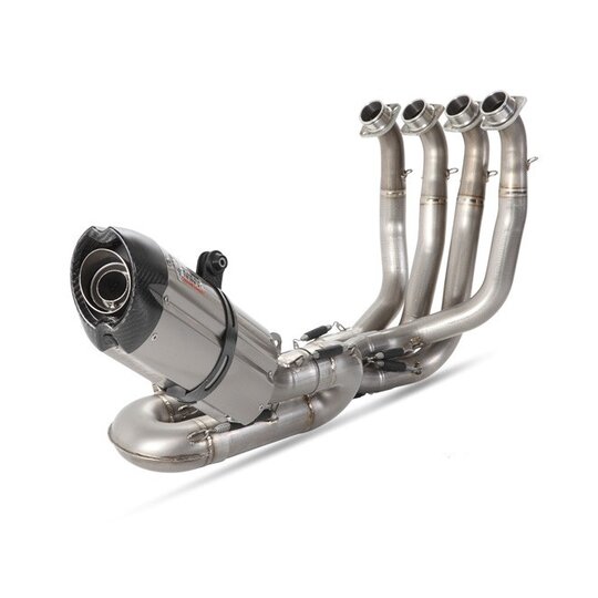 Výfuk kompletný 4x2x1 MIVV SUONO X.HO.0002.S7 Oceľ/karbónová koncovka