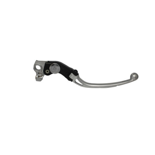 Adjustable folding lever ACCOSSATO aluminium, master cylinder strieborná