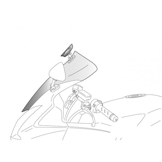 Plexi štít PUIG TOURING WITH VISOR 3565H dymové