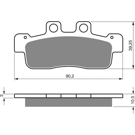 Brzdové obloženie GOLDFREN 363 S3