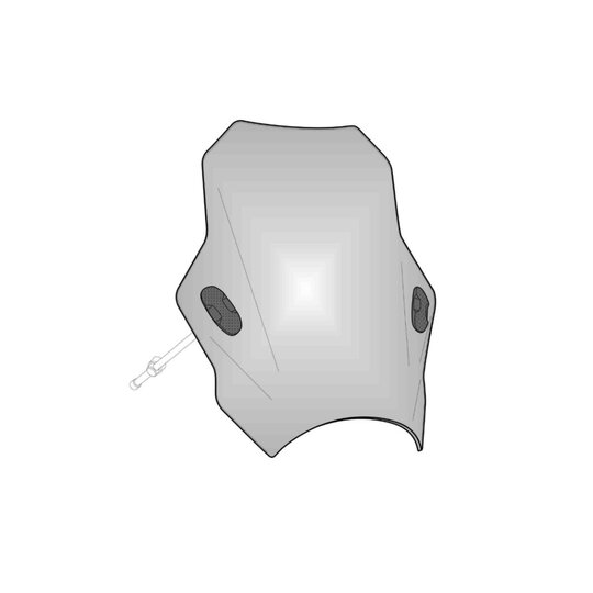 Plexi na motorku PUIG BAT 9987H dymové