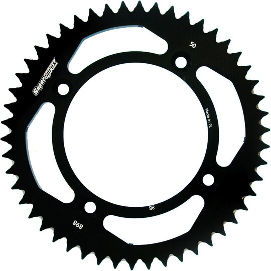 Rozeta  -hliník SUPERSPROX RAL-898:50-BLK čierna 50T, 428