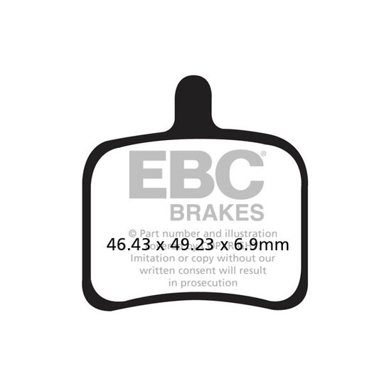 Brzdové obloženie EBC FA460HH
