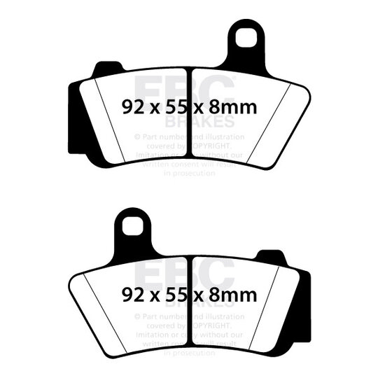 Brzdové obloženie EBC FA748HH