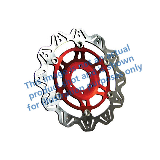 Brzdový kotúč EBC VR3104RED červená