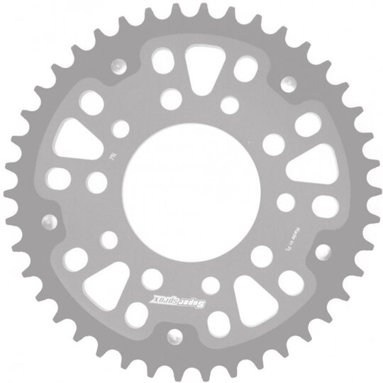 Reťazová rozeta SUPERSPROX STEALTH RST-1332:42-BLU modrá 42T, 525