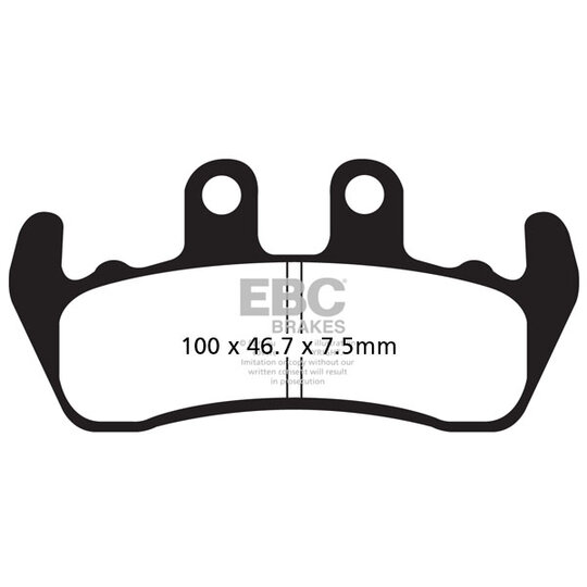 Brzdové obloženie EBC FA166