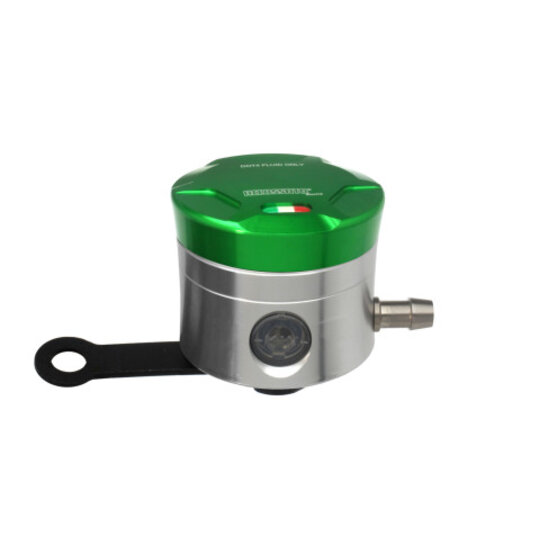 Nádržka na  brzdovú kvapalinu ACCOSSATO CNC-worked straight bracket included zelená