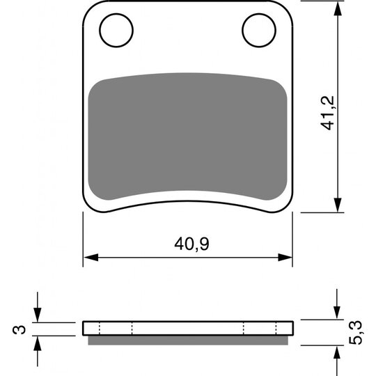 Brzdové obloženie GOLDFREN 303 S3