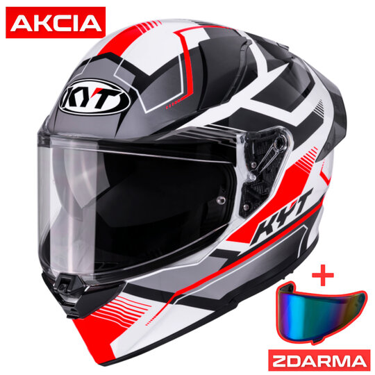 Kyt prilba r2r - parsec / white-red - parsec