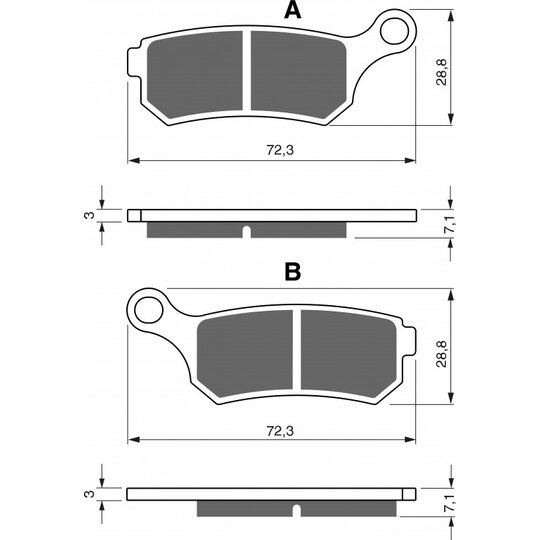 Brzdové obloženie GOLDFREN 319 AD