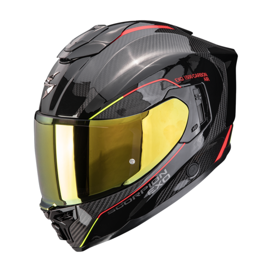 Scorpion prilba exo-1500 carbon air - mundi / black-red-yellow - A_scorpionEXO1500CARBA_MUNDI_BlaRedYel