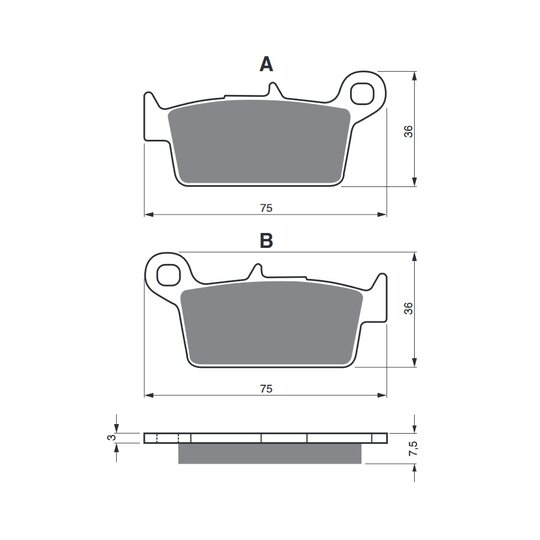 Brzdové obloženie GOLDFREN 071 AD