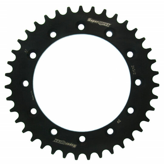 Reťazová rozeta SUPERSPROX RFE-245/2:39-BLK čierna 39T, 520