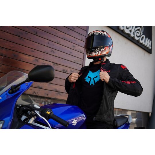 Moteam tričko - 2025 / black-cyan - 25_black_cyan (18) (Medium)