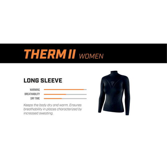 Rebelhorn - termo therm ii dámsky vrch / čierne - therm2ladyvrch