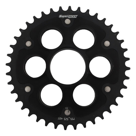 Reťazová rozeta SUPERSPROX STEALTH RST-755_525:40-BLK čierna 40T, 525