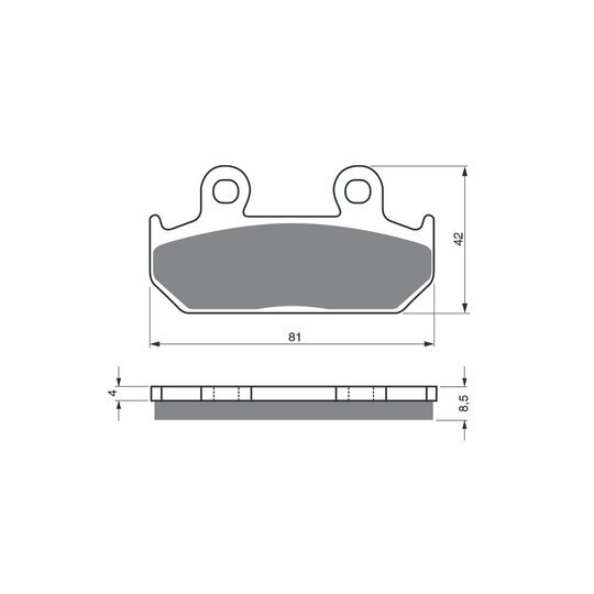 Brzdové obloženie GOLDFREN 025 S3