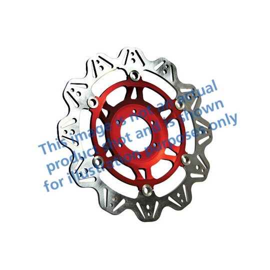 Brzdový kotúč EBC VR1137RED červená