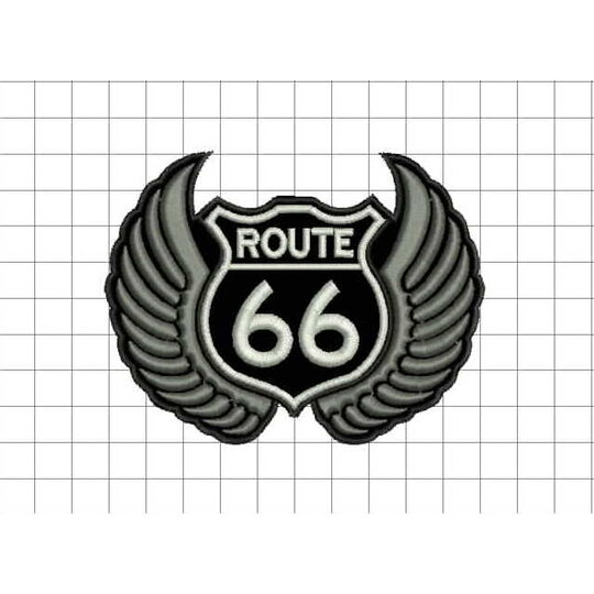 Nášivka route krídla veľká
