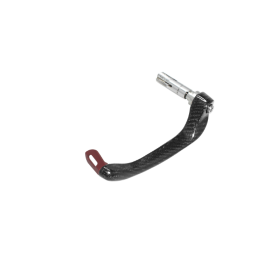 Lever guard ACCOSSATO with red eyelet and insert left, carbon