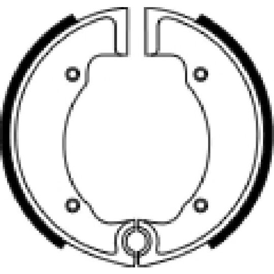Brzdové čeľuste FERODO 225129213