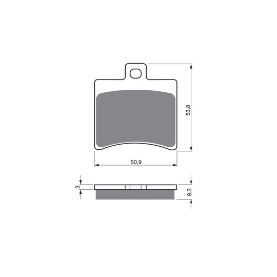 Brzdové obloženie GOLDFREN 150 AD  STREET