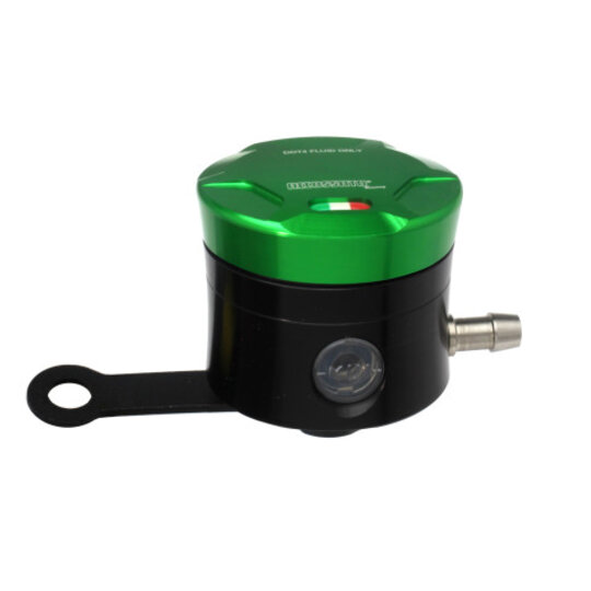 Nádržka na  brzdovú kvapalinu ACCOSSATO CNC-worked straight bracket included zelená