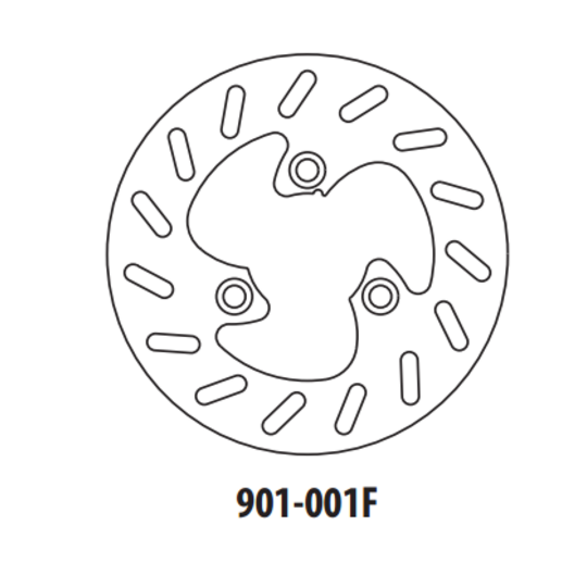 Brzdový kotúč GOLDFREN 901-001F predné 190 mm