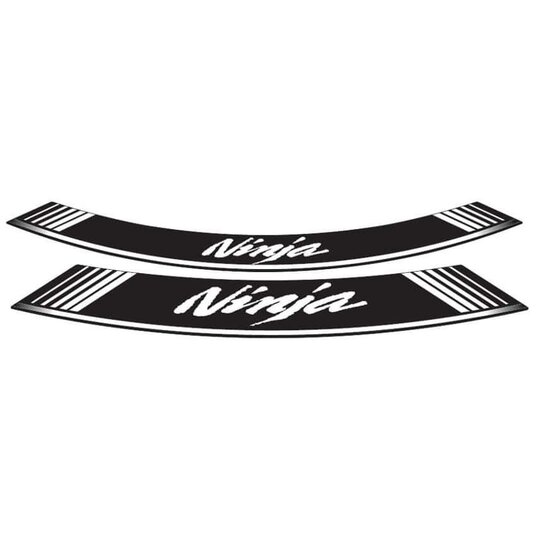 Linka na ráfik PUIG NINJA 5528B biela linky na ráfik - sada 8ks