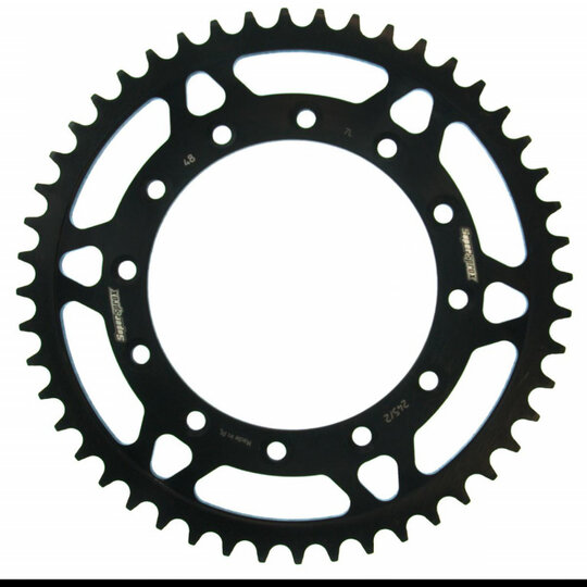 Reťazová rozeta SUPERSPROX RFE-245/2:48-BLK čierna 48T, 520